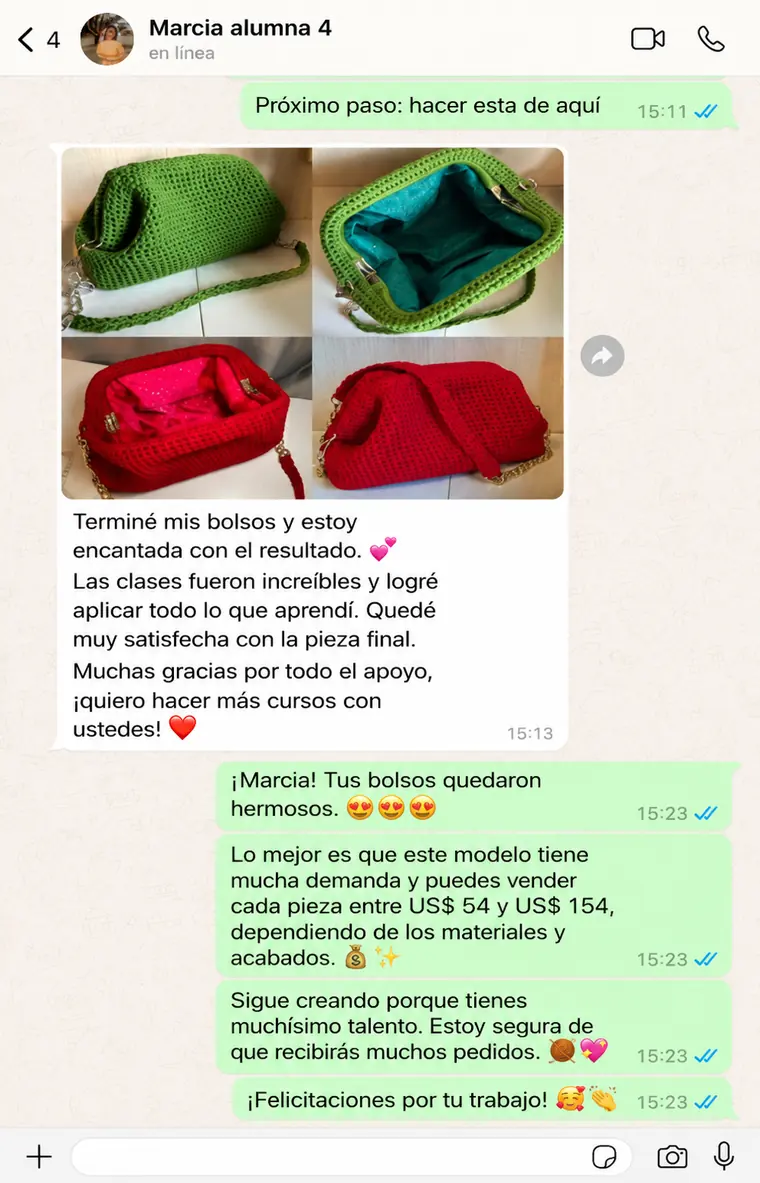 Resultado de alumna 1