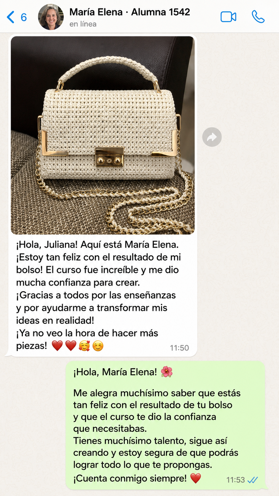 Resultado de alumna 5