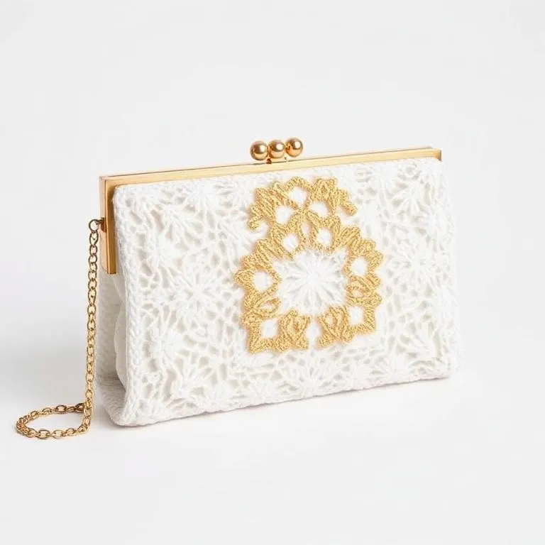 Bolso de lujo tejido a crochet paso a paso