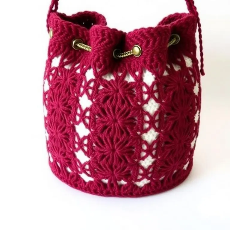 Diseño exclusivo de bolso tejido a crochet